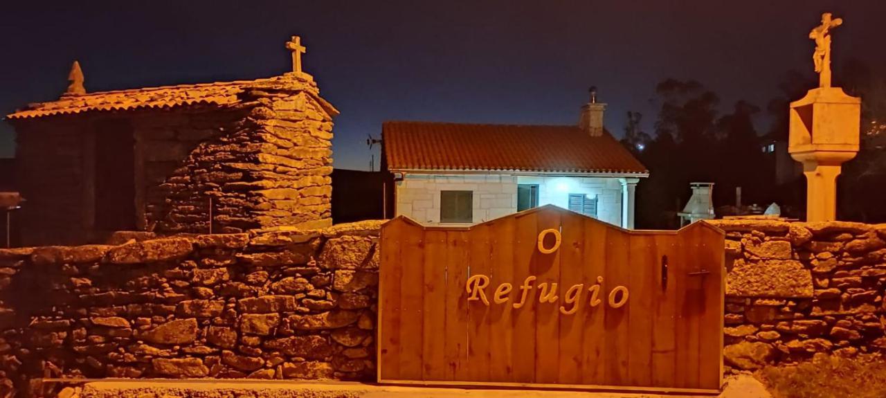 Cabana Refugio Barbanza Boiro Bagian luar foto