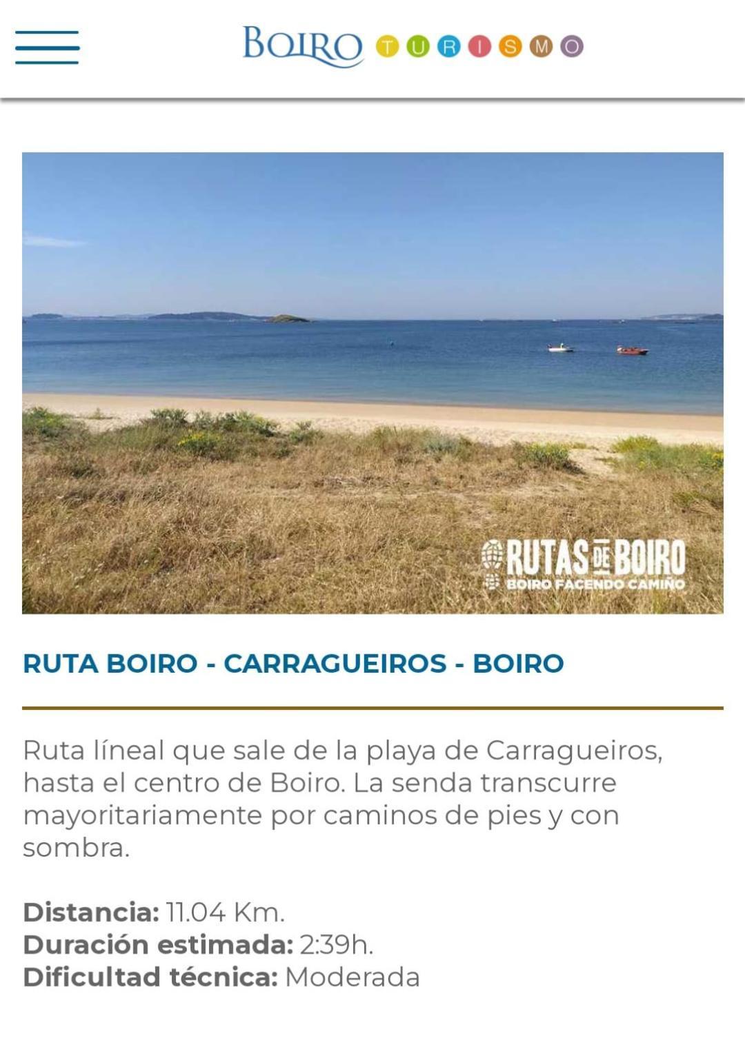 Cabana Refugio Barbanza Boiro Bagian luar foto